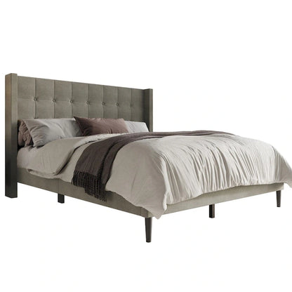 Danville Tufted Upholstered Platform Bed