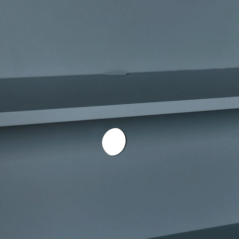 4-door Classic Sideboard with Open Storage and Adjustable Shelves